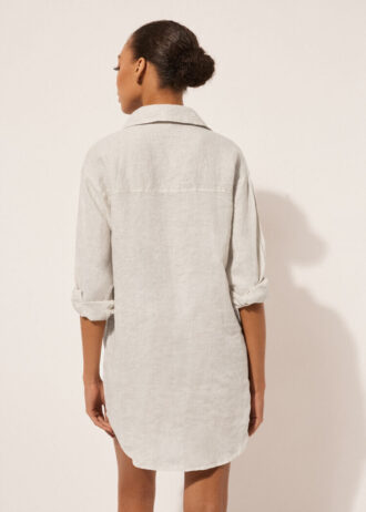 Abito camicia in lino