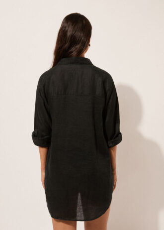 Abito camicia in lino