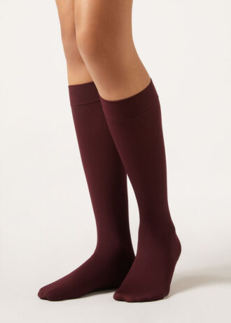 Calze al ginocchio in Microfiber 60 denari