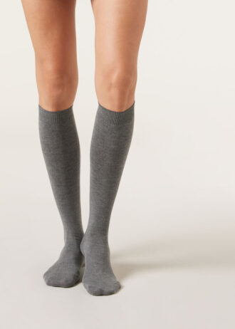 Calze lunghe in cashmere