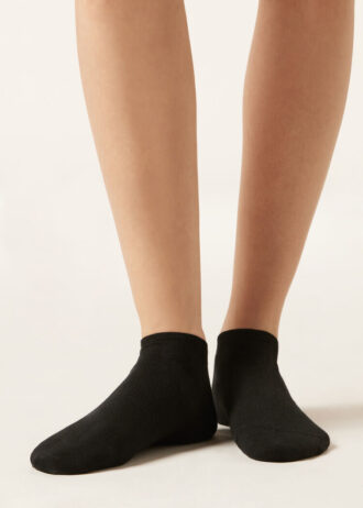 Calzini invisibili unisex in cotone e lino