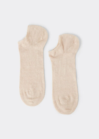 Calzini invisibili unisex in cotone e lino