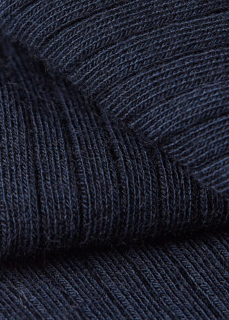 Calzini lunghi a coste in cashmere