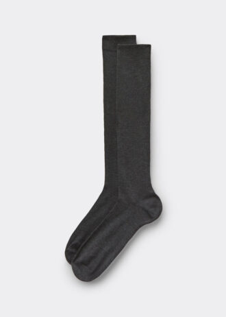 Calzini lunghi da uomo in cotone elasticizzato