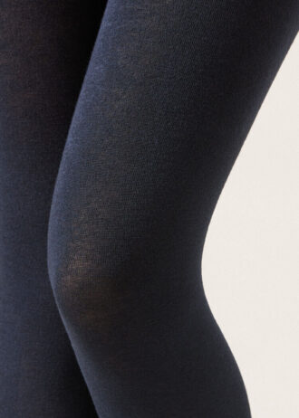 Collant coprenti opachi in cashmere e modal