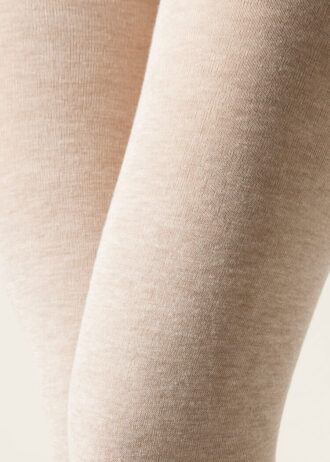 Collant coprenti opachi in cashmere e modal