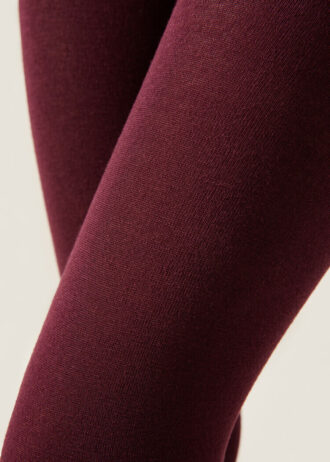 Collant coprenti opachi in cashmere e modal