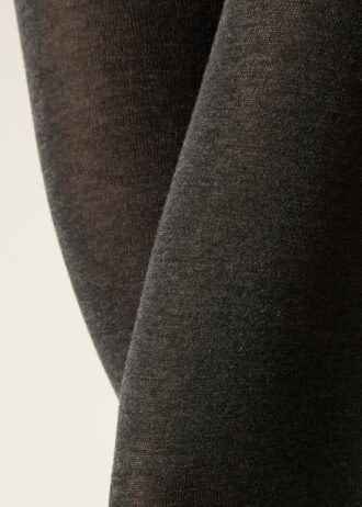 Collant coprenti opachi in cashmere e modal