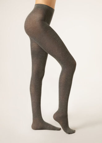 Collant coprenti opachi ultraleggeri con cashmere