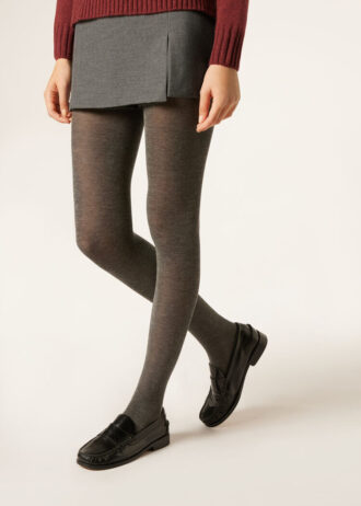 Collant coprenti opachi ultraleggeri con cashmere