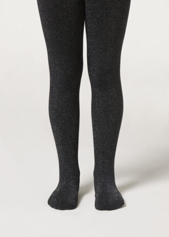 Collant Thermal da bambina con glitter
