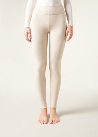 Leggings in misto cashmere