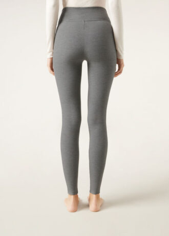 Leggings in misto cashmere