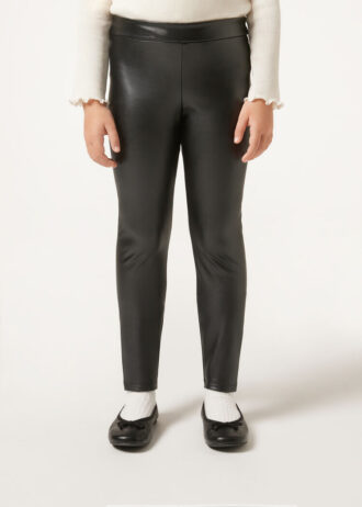 Leggings Thermal effetto pelle da bambina