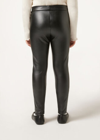 Leggings Thermal effetto pelle da bambina