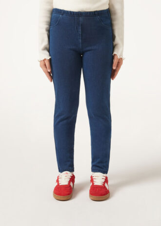 Leggings Thermal in denim da bambina