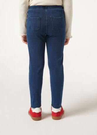 Leggings Thermal in denim da bambina