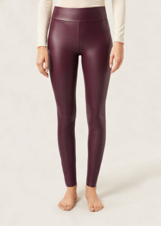 Leggings Thermal in ecopelle