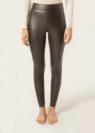 Leggings Thermal in ecopelle