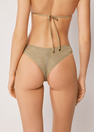 Slip bikini brasiliano Metallic Glow