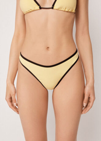 Slip brasiliano con bordino bicolore