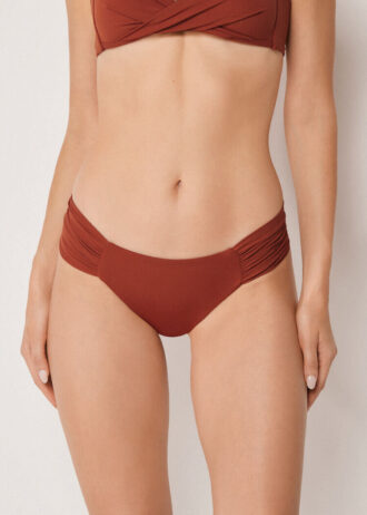 Slip brasiliano drappeggiato Vestibilità Premium