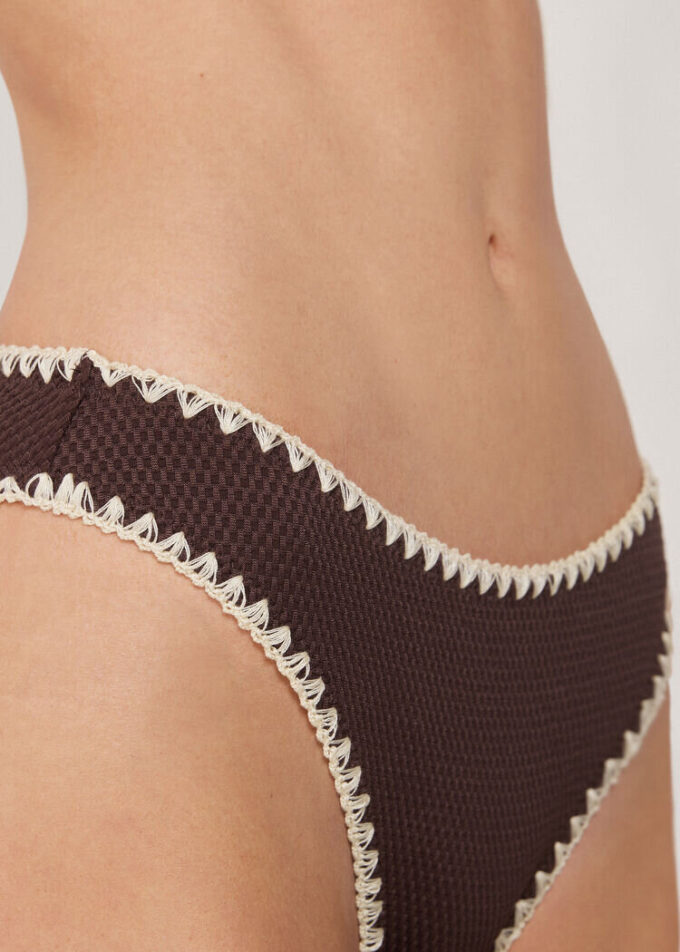 Slip da bagno Bicolor Embroidery Slip da bagno Bicolor Embroidery
