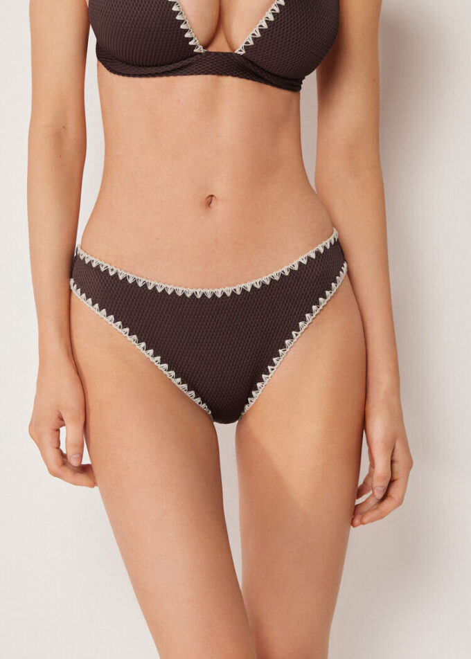 Slip da bagno Bicolor Embroidery Slip da bagno Bicolor Embroidery